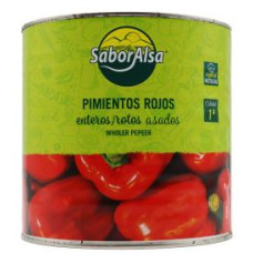 Rosats Red Pepper Whole/Pieces Can (3Kg) x 6