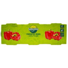 Saboralsa Whole Roast Red Pepper Pack-3 (80g X 3) 240 GR x 14