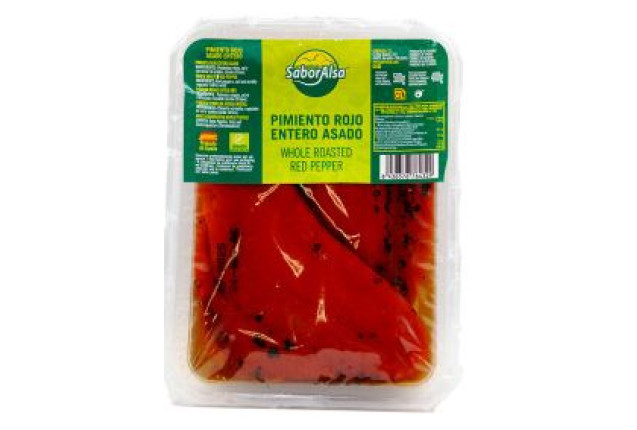 Saboralsa Whole Roasted Red Peppers x 8
