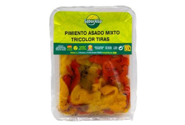 Saboralsa Roasted Red Pepper Strips – Tricolour Mix Tray x 16