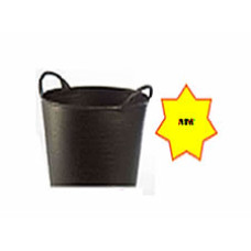 Pongal Large Strong Flexible Bucket 42L Black x 12