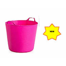 Pongal Large Strong Flexible Bucket 42L Fuchsia x 12