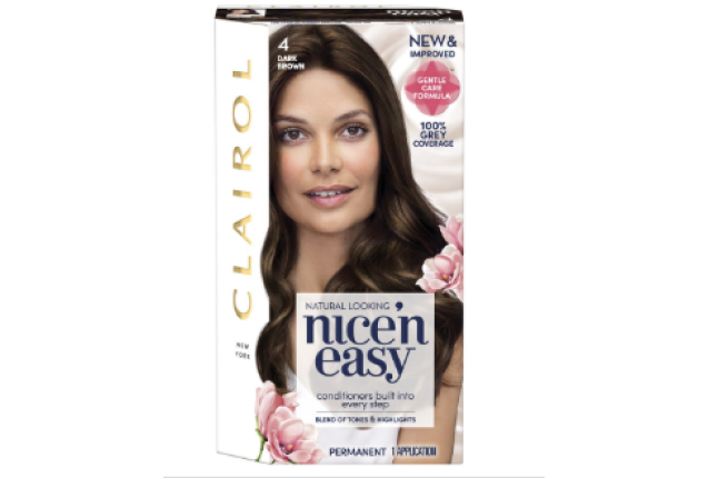 Clairol Nice N Easy Care Colour Dark Brown 4 x 3