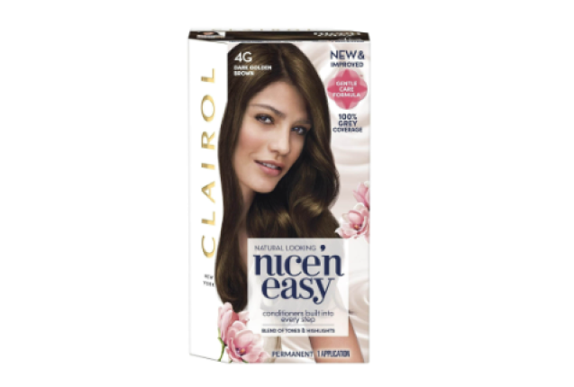 Clairol Nice N Easy Care Colour Dark Golden Brown 4G x 3