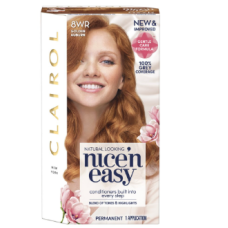 Clairol Nice N Easy Care Colour Golden Auburn 8WR x 3