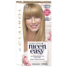 Clairol Nice N Easy Care Colour Light Ash Blonde 9A x 3