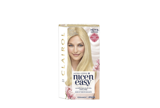 Clairol Nice’n Easy Care Colour Ultra Light Natural Beach Blonde SB2 x 3