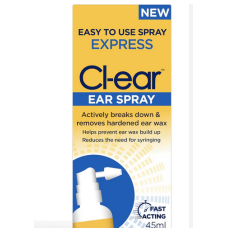 Cl-Ear Express Ear Spray 3% 45