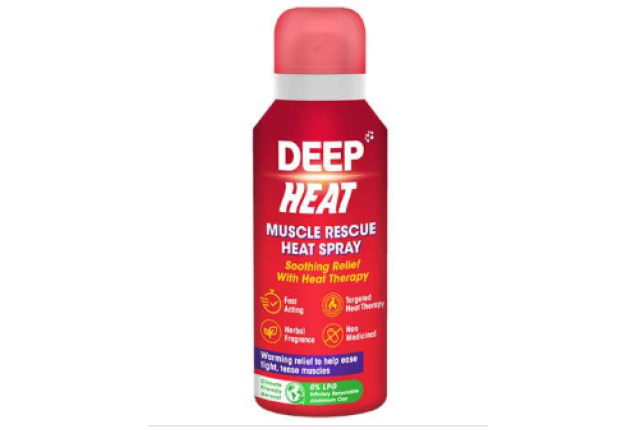 Deep Heat Muscle Rescue Heat Spray 72.5ml x 6