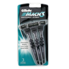 Gillette Mach 3 Disposable Razor 3S x 5