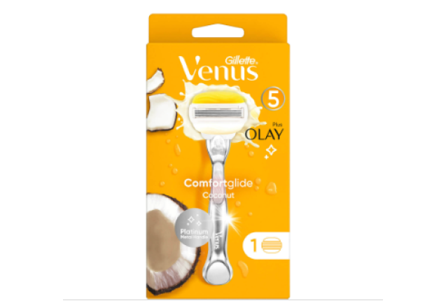 Gillette Razors Blades & Trimmers Venus & Olay Comfortglide Coconut Platinum Razor x 6
