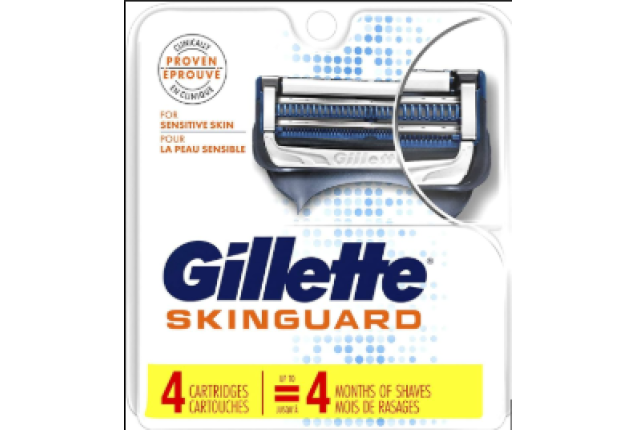 Gillette Razors  Blades &Amp; Trimmers Skinguard Razor Blades 4 x 10