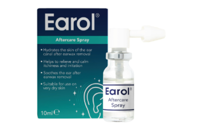 Earol Ear Wax Remover Almond Oil Aftercare Spray 10Ml x 24