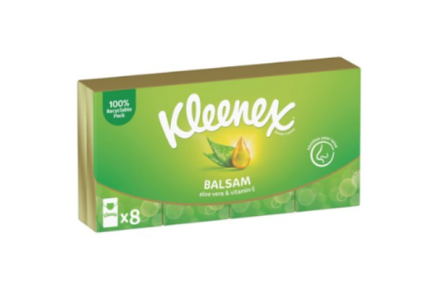 Kleenex Balsam Tissues Single Pockets Tissues 9S x 18