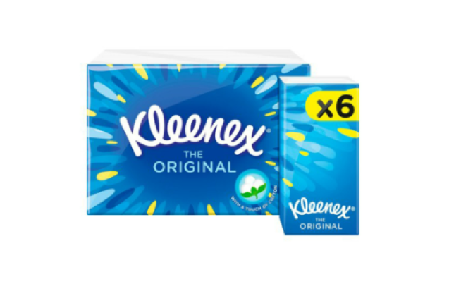 Kleenex Original Hanks Pocket Pack 6 X 9 x 10