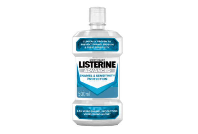 Listerine Mouthwash Advanced Enamel & Sensitivity Protection 500Ml x 6