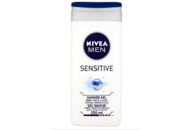 Nivea For Men Shower Gel Sensitive 250Ml x 6
