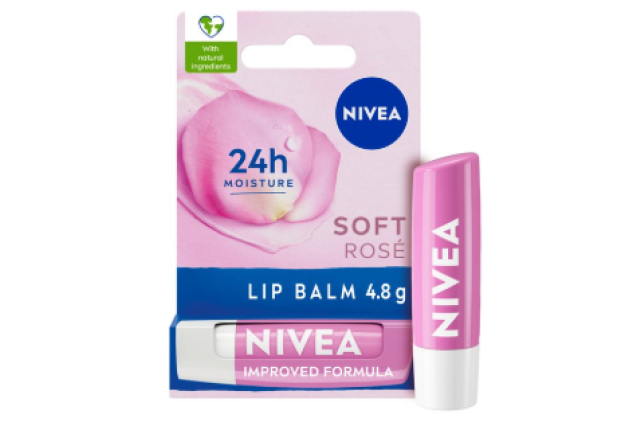 Nivea Lipcare Soft Rose 4.8G x 12