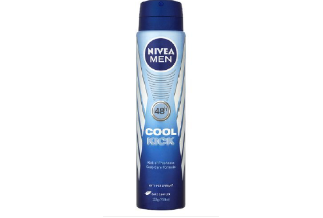 Nivea Men Deodorant Spray Cool Kick 250Ml x 6