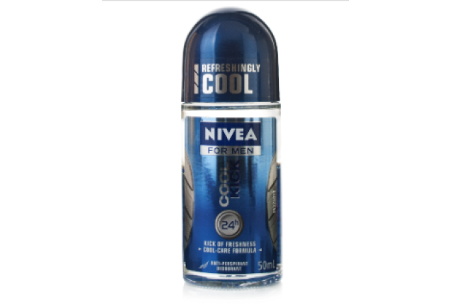 Nivea For Men Anti-Perspirant Deodorant Roll-On Cool Kick 50ml x 6
