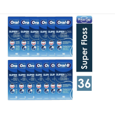 Oral-B Superfloss Pre-Cut Strands x 12