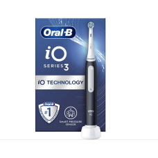 Oral-B Toothbrush Electric iO3 Matt Black – Smart Power for Superior Cleani