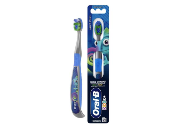 Oral-B Toothbrush Kids Manual Chameleon Colour Changing 0–6 Years x 6