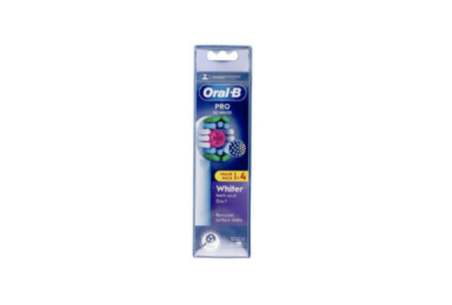 Oral-B Toothbrush Replacement Heads 3D White X-Filaments Power (4 Pack) x 12