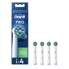 Oral-B Toothbrush Replacement Heads CrossAction White X-Filaments Power 4 x