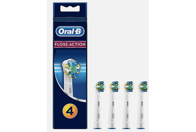 Oral-B Toothbrush Replacement Heads Floss Action X-Filaments Power 4 x 12