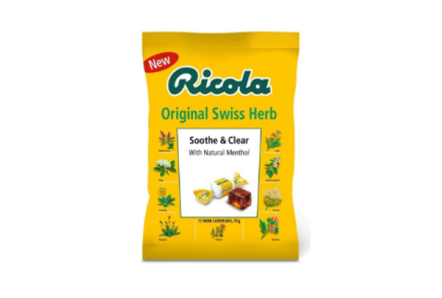 Ricola Soothe & Clear Original Herb 75G x 12