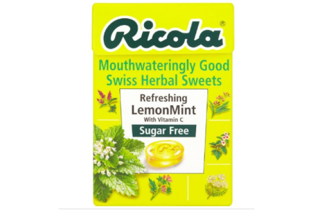 Ricola Swiss Herb Drops Lemon Mint 45G x 20