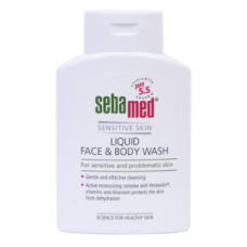 Seba Medicated Liquid Face & Body Wash 200Ml x 6