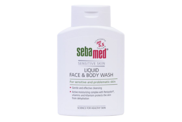 Seba Medicated Liquid Face & Body Wash 200Ml x 6