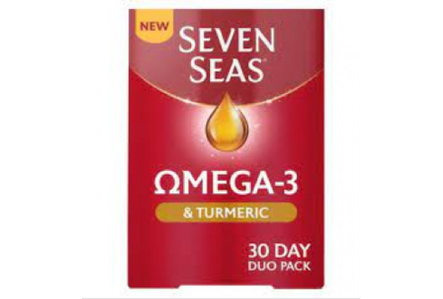 Seven Seas Omega 3 & Turmeric Capsules + Tablets 60 x 3