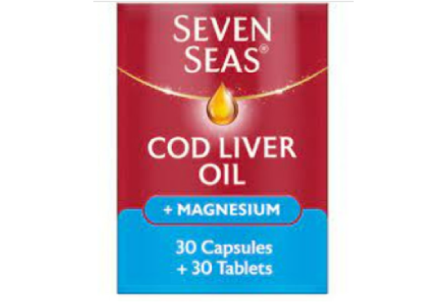 Seven Seas Omega 3 + Magnesium Tablets & Capsules 30+30 x 3