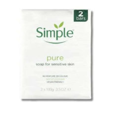Simple Soap Bar 100g 2 Pack x 24