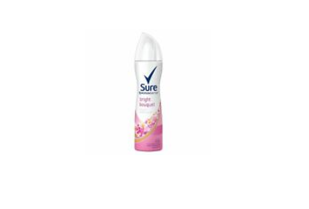 Sure Antiperspirant Spray Bright 150Ml x 6