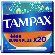 Tampax Non-App Tampons Super Plus 20S x 