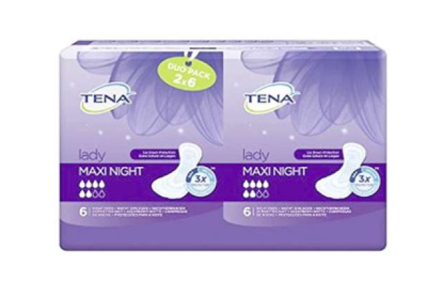 Tena Lady Maxi Night Duo 12S x 3