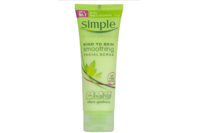 Simple Cleansing Scrub Smoothing 75Ml x 6