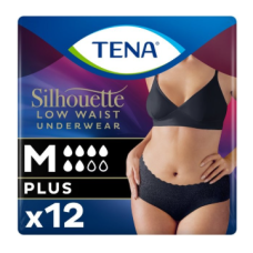 Tena Silhouette Black Plus Pan