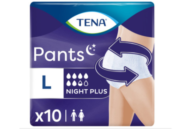 Tena Unisex Pants Night Plus Large 12 x 2