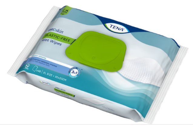 Tena Wet Wipes x 12