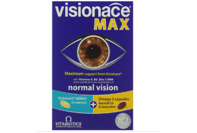 Visionace Max Tablets & Capsules 28+28 Pack x 4