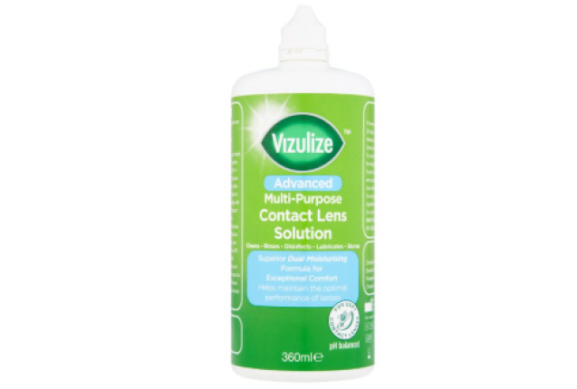 Vizulize All-In-One Superior Contact Lens Solution 360Ml x 4