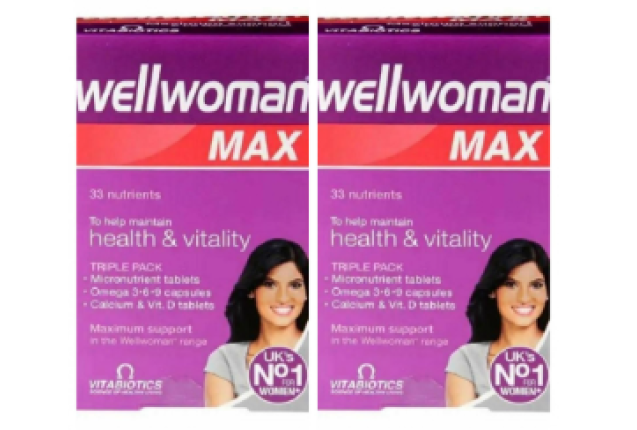 Wellwoman Max Omega 3-6-9 With Calcium & Vitamin D Tablets 84S x 4