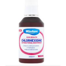 Wisdom Mouthwash Chlorhexidine Diglucona