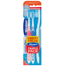 Wisdom Toothbrushes Regular Medium 3 x 6
