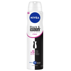 Nivea Black & White Invisible Clear 72H Anti-Perspirant Deodorant Spray